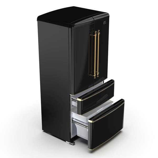 Forno Luigi 18 cu.ft. Black, Brass