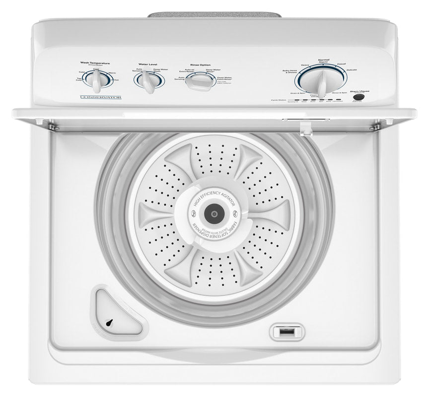WASHER 8 cycles, 5 temps, dual action agitator, 680 rpm
spin speed - REPLACES NTW4011STWW