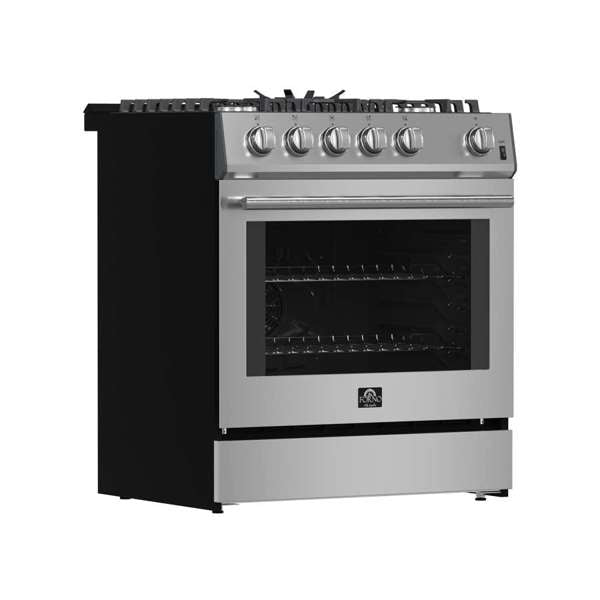 Leonardo 30" Stainless Steel Gas Range