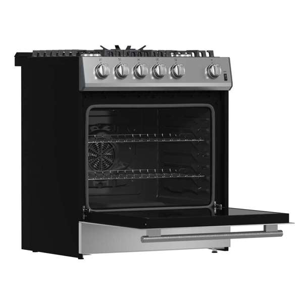 Leonardo 30" Stainless Steel Gas Range