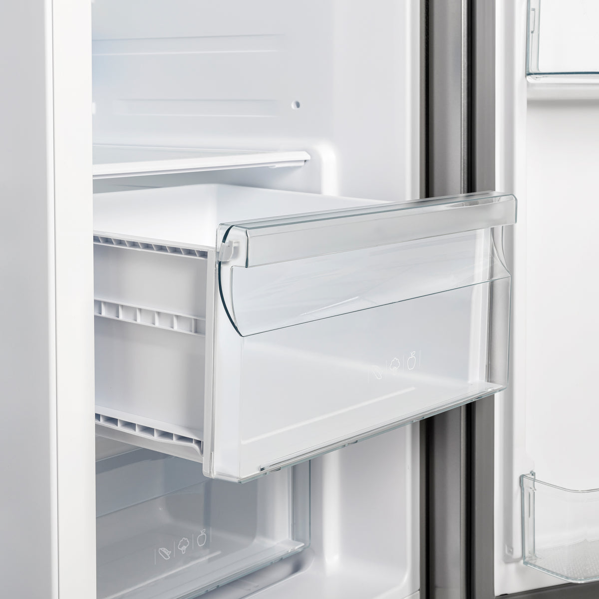 Forno Salerno 40-Inch Built-In Stainless Steel Refrigerator, 20 cu.ft, Modern Decorative Grill, ENERGY STAR Certified