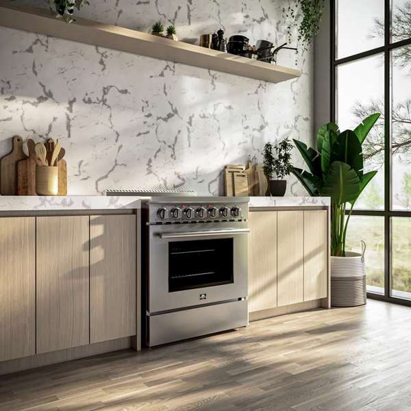Paolo 30" Electric Range Stainless