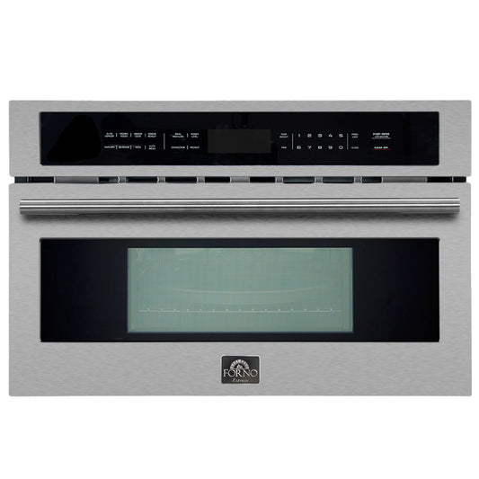 Forno Oliena 30-Inch Compact Oven and 1000 Watt Microwave, 1.6 cu.ft, Convection Oven