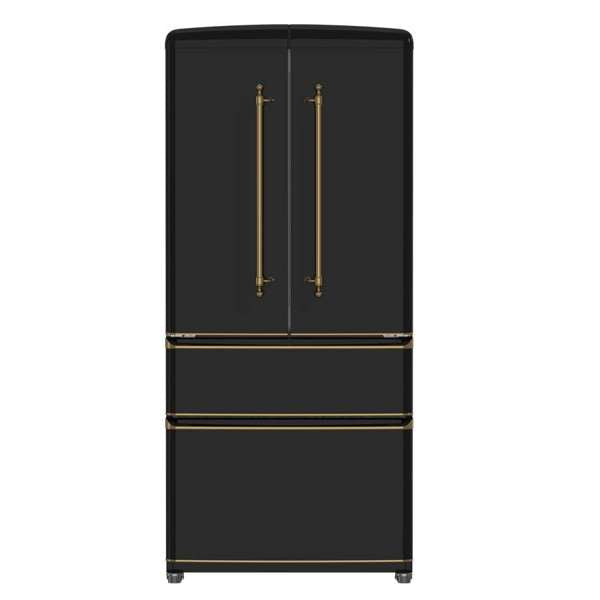 Forno Luigi 18 cu.ft. Black, Brass