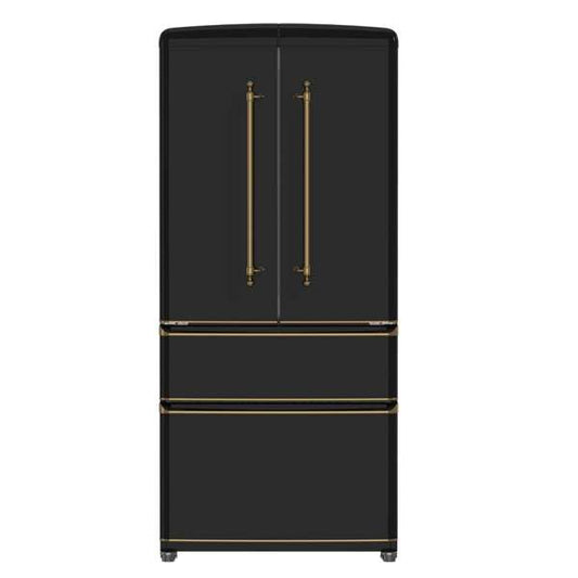 Forno Luigi 18 cu.ft. Black, Brass