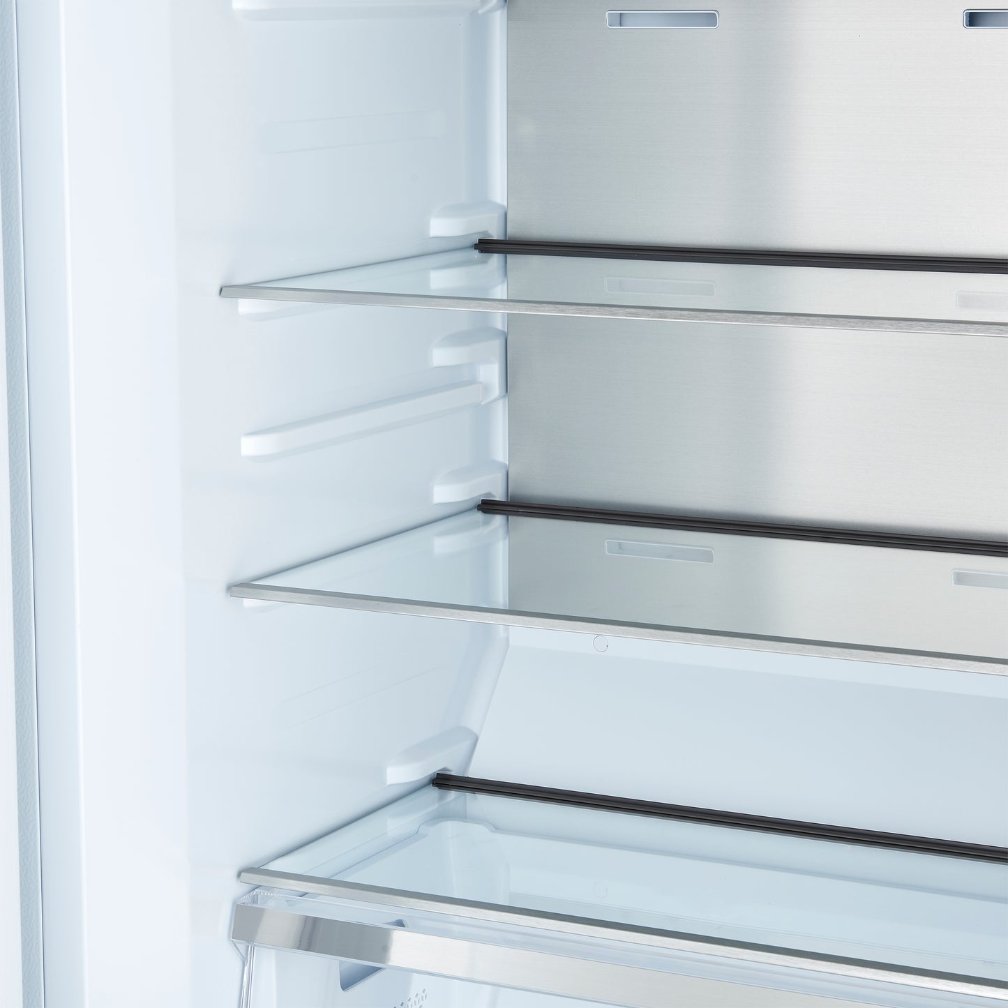 Forno Maderno 2-28-Inch Wide Convertible Refrigerator/Freezer in White, Decorative Trim, 27.2 cu.ft, 84-Inch High, ENERGY STAR Certified